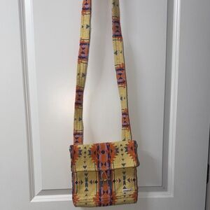 Wrangler Yellow and Orange Patterned Women's Bag